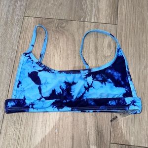 Shein tie dye bikini top